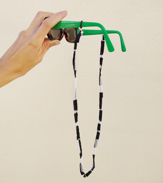 Upcycled glasses strap